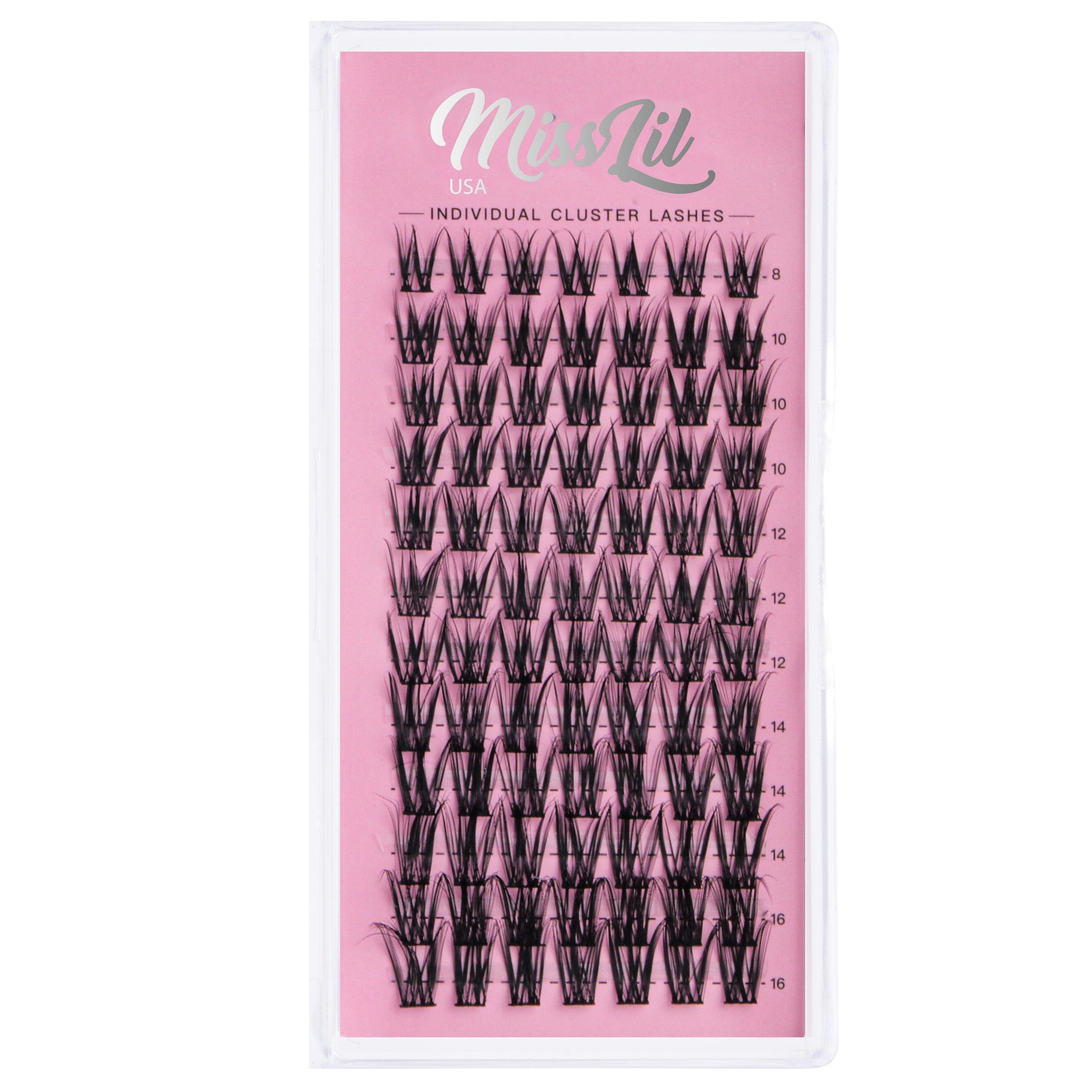 Individual Cluster Lashes AD-28 (Small Mixed Tray) - Miss Lil USA Wholesale