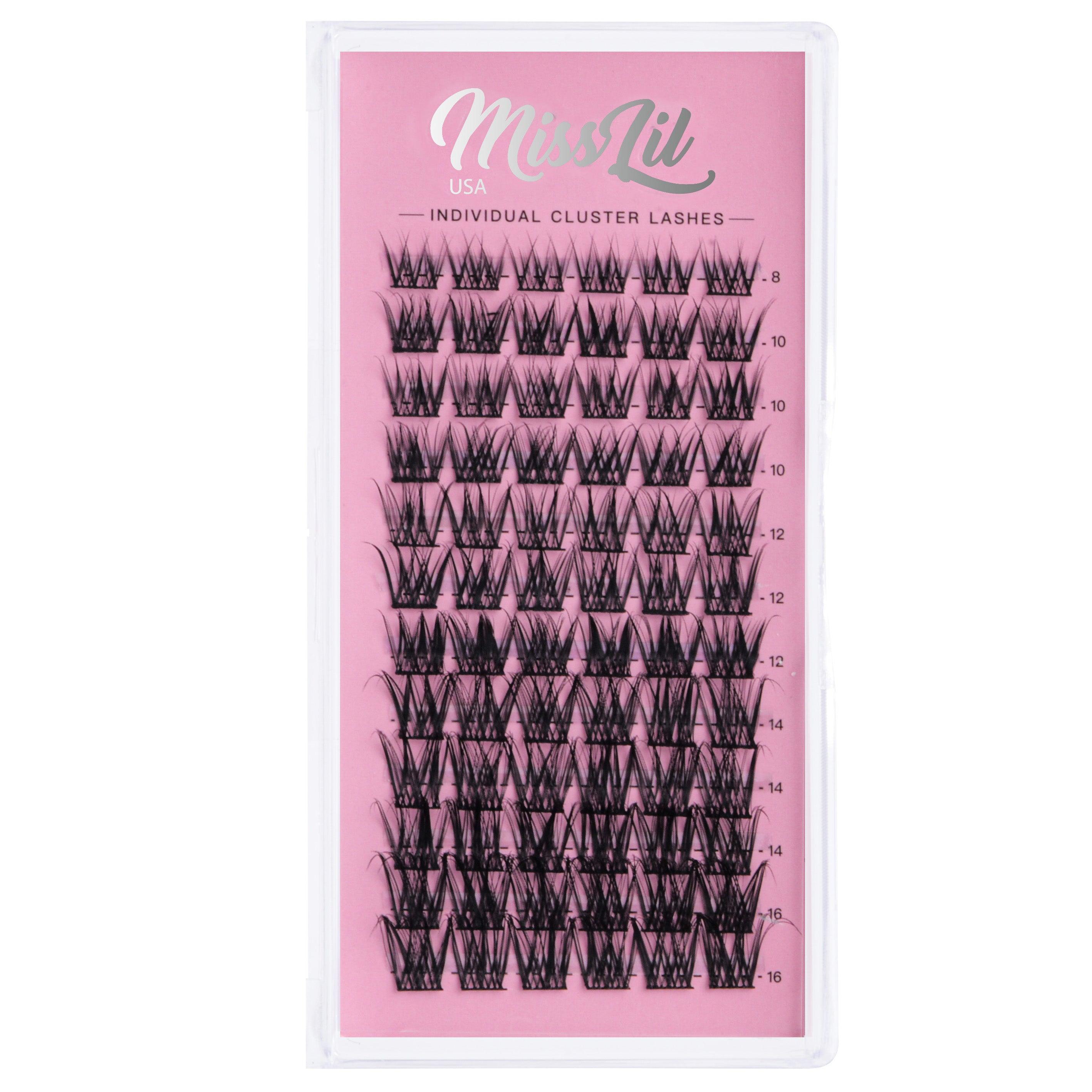 DIY Cluster lashes AD-29 Small MIX Tray- Miss Lil USA Wholesale