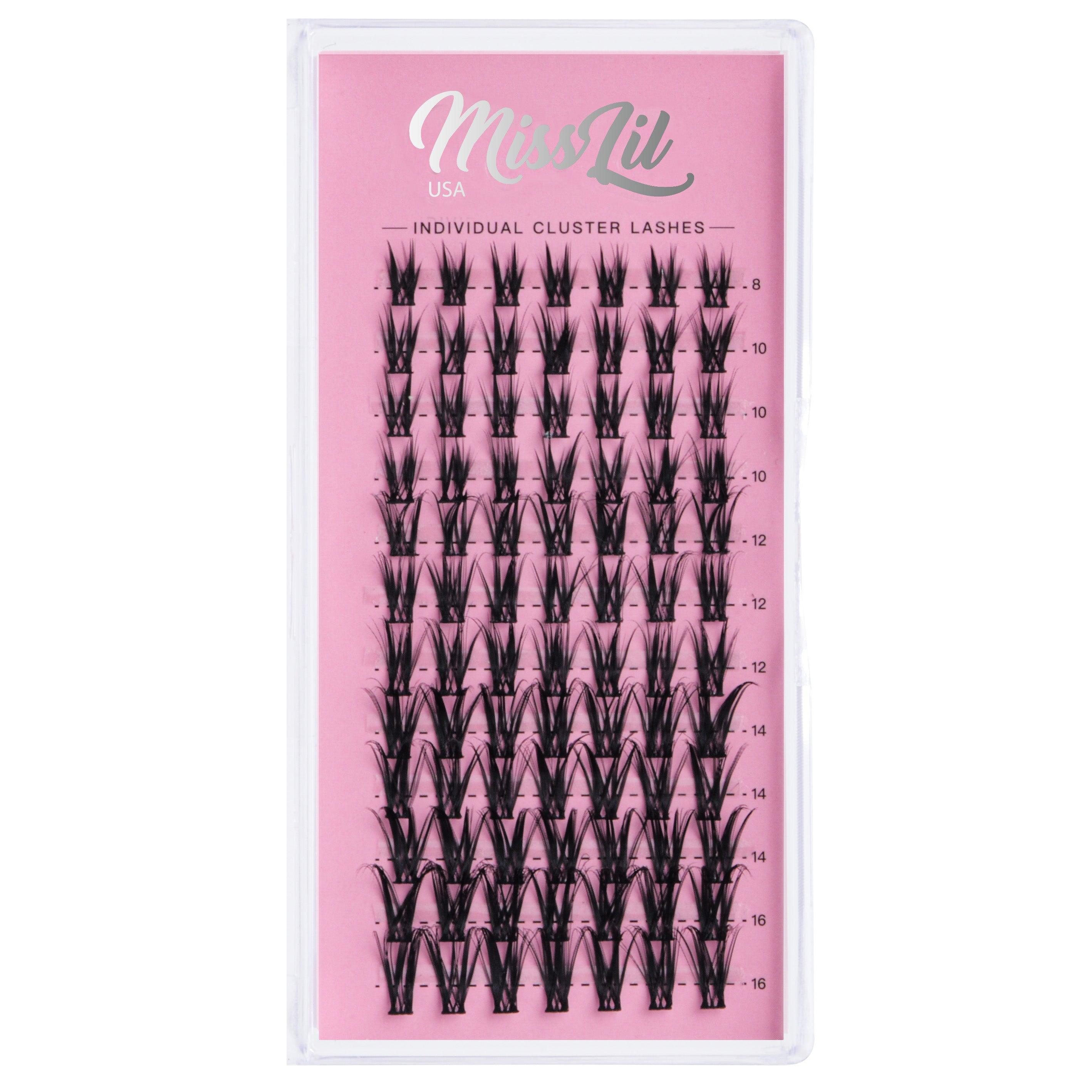 Individual Cluster Lashes AD-32 (Small Mixed Tray) - Miss Lil USA Wholesale