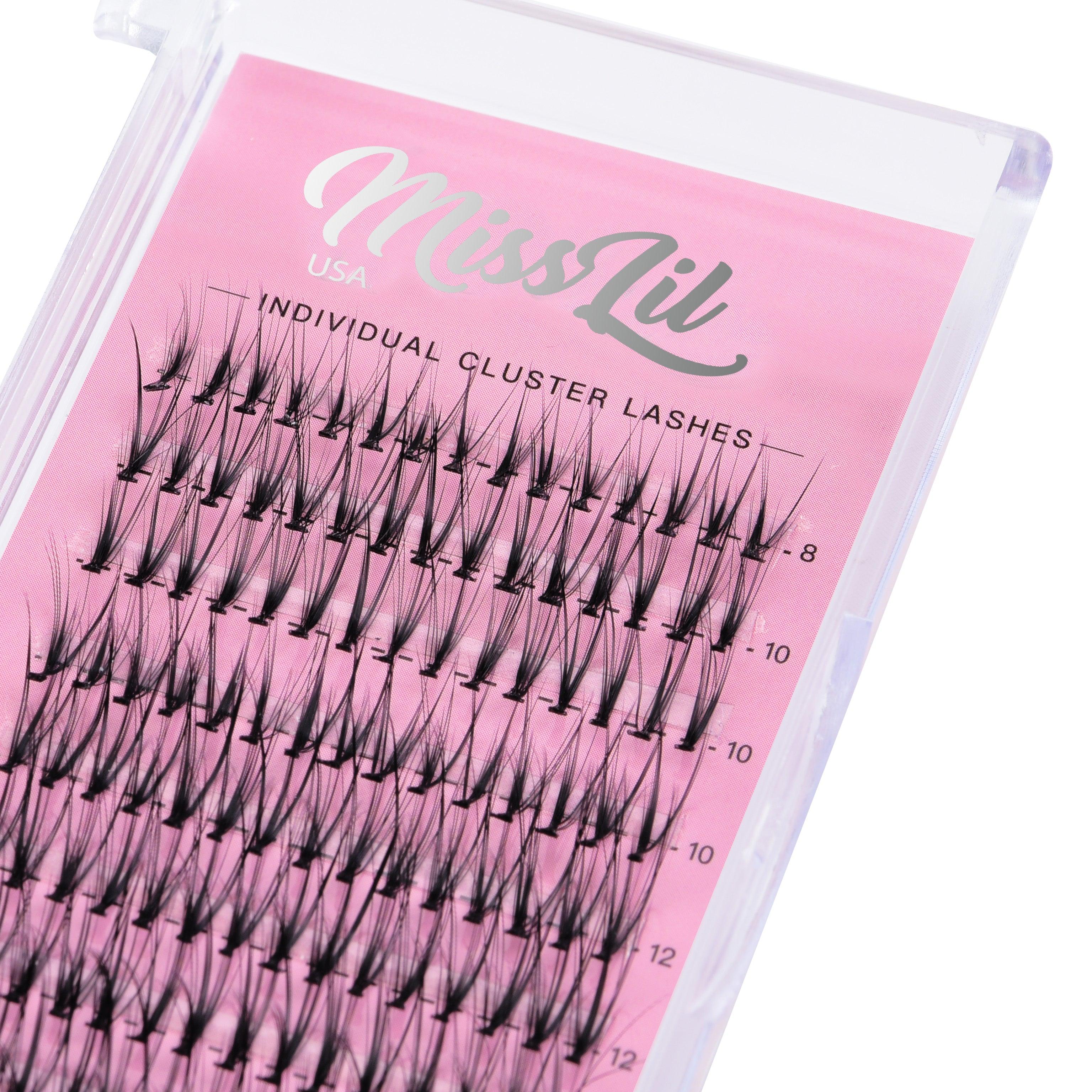 DIY Cluster eyelash extensions AD-37 Small MIX Tray- Miss Lil USA Wholesale