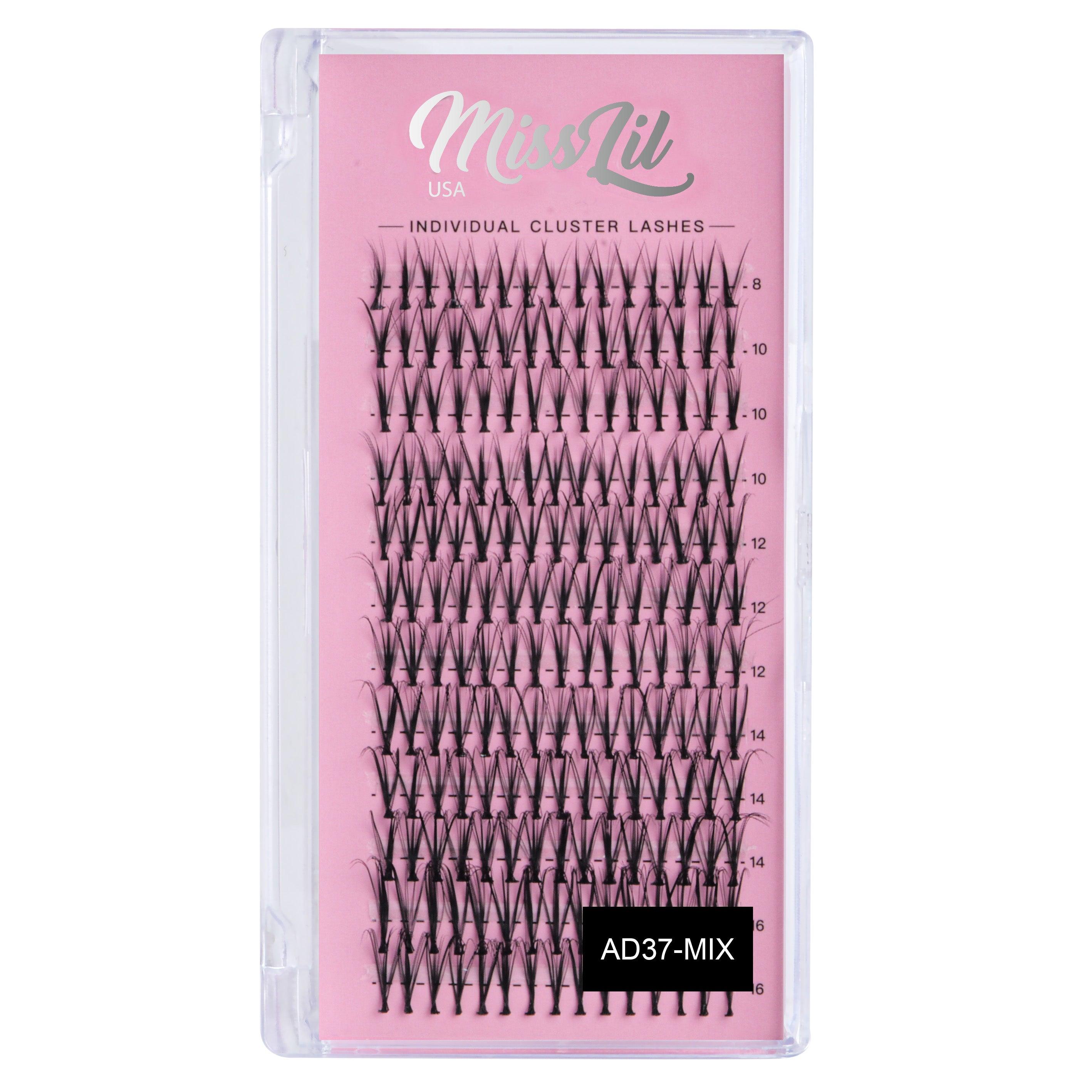 DIY Cluster eyelash extensions AD-37 Small MIX- Miss Lil USA Wholesale