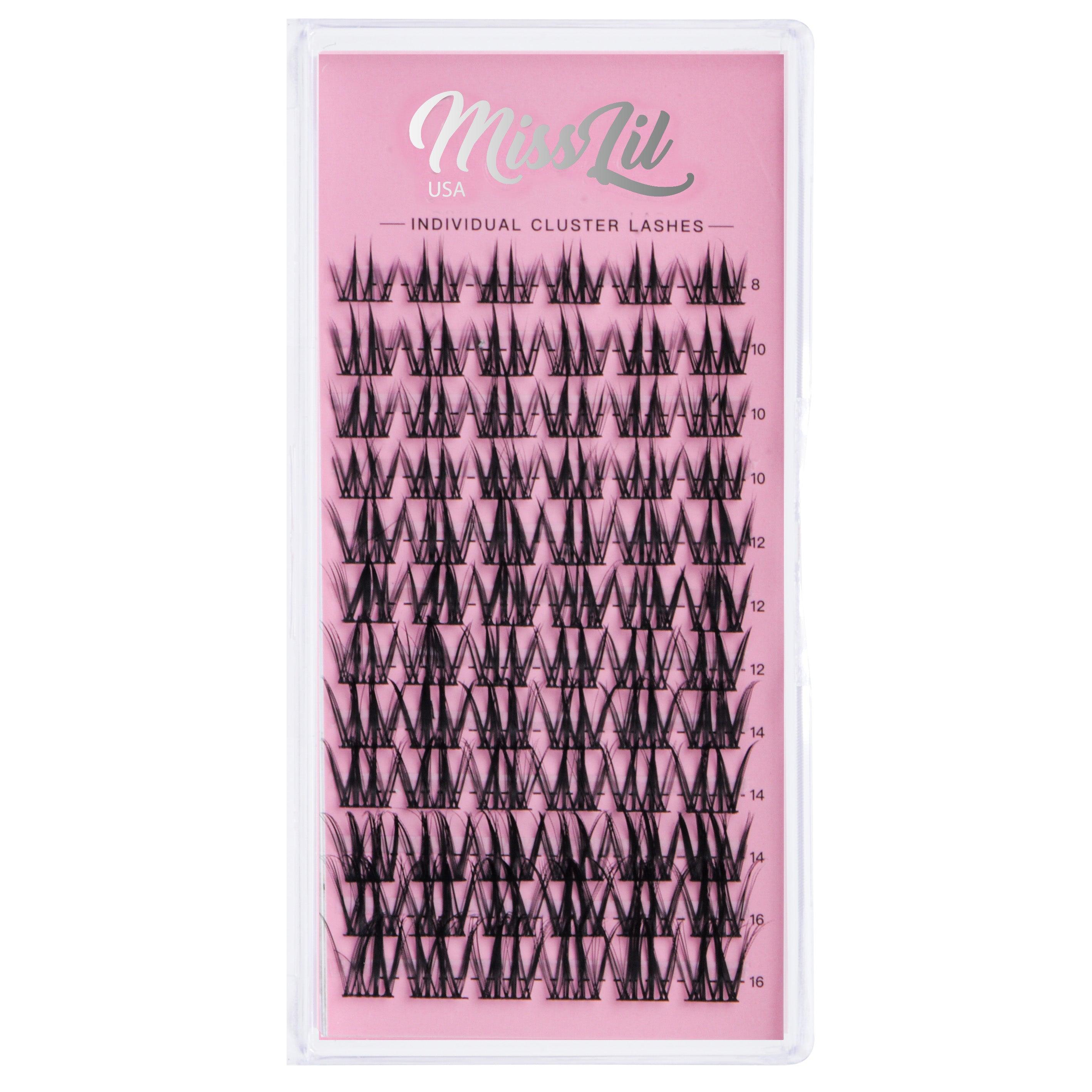 Individual Cluster Lashes AD-42 (Small Mixed Tray) - Miss Lil USA Wholesale