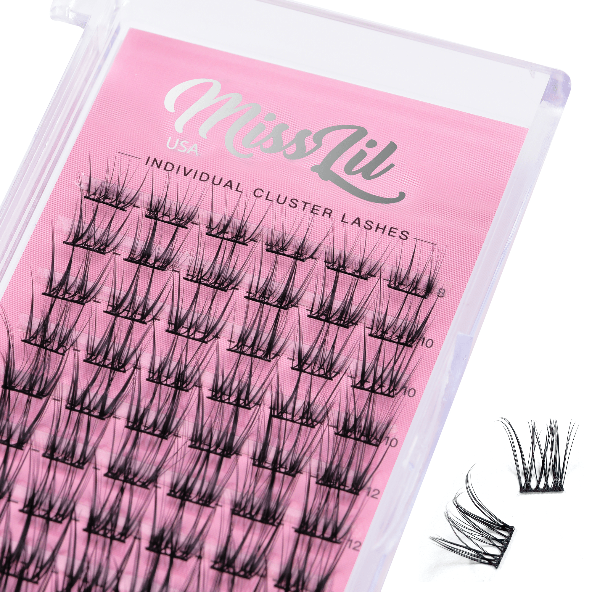 DIY Cluster eyelashes AD-49 Small MIX - Miss Lil USA Wholesale
