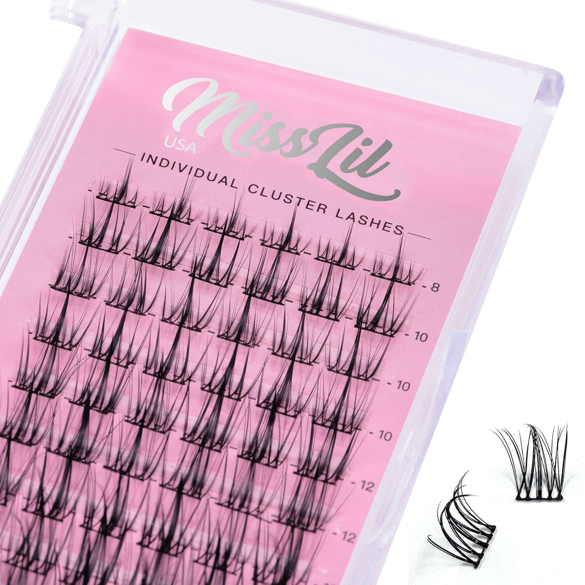 DIY Cluster eyelashes AD-50 Small MIX- Miss Lil USA Wholesale