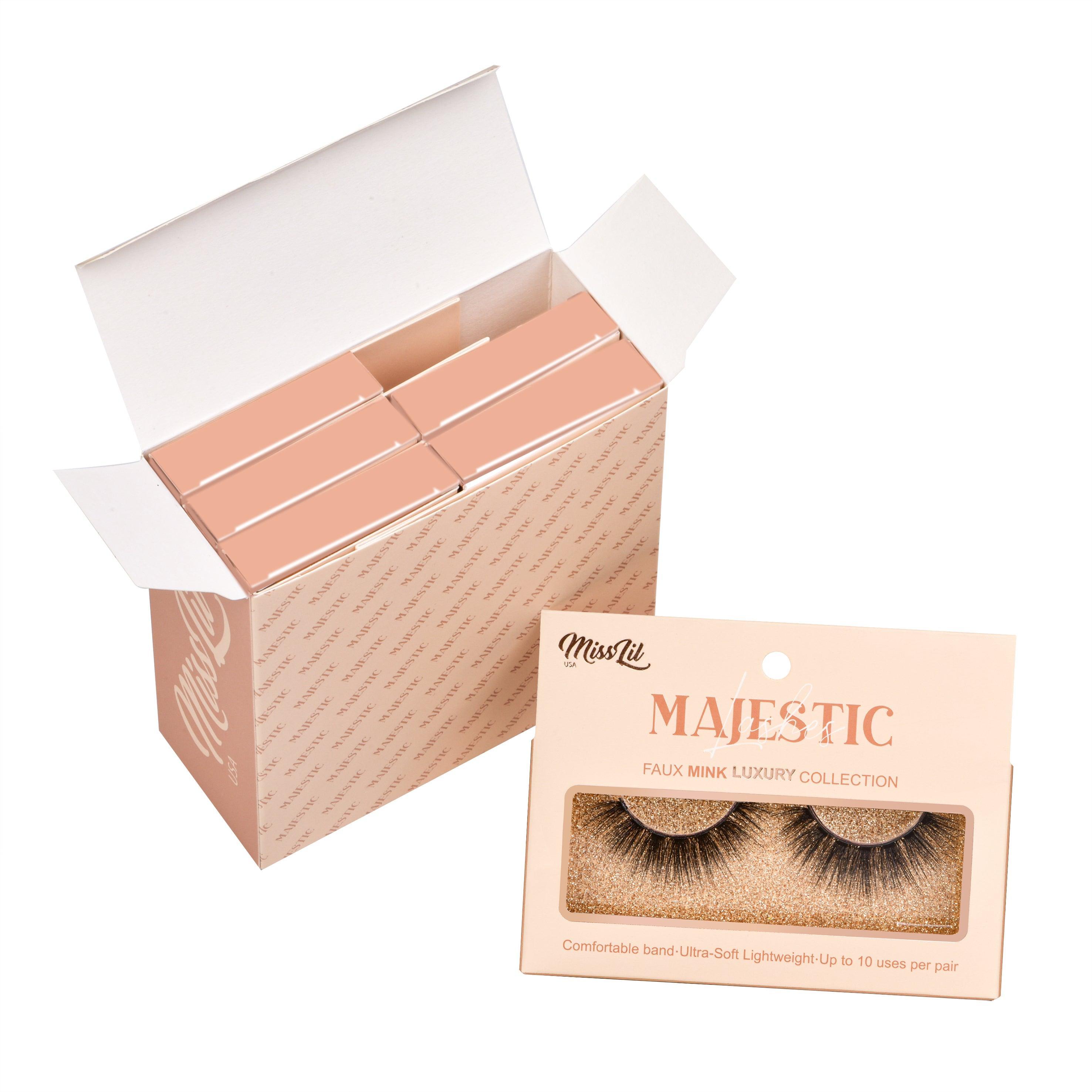 Majestic Collection 24 false Eyelashes - Miss Lil USA Wholesale