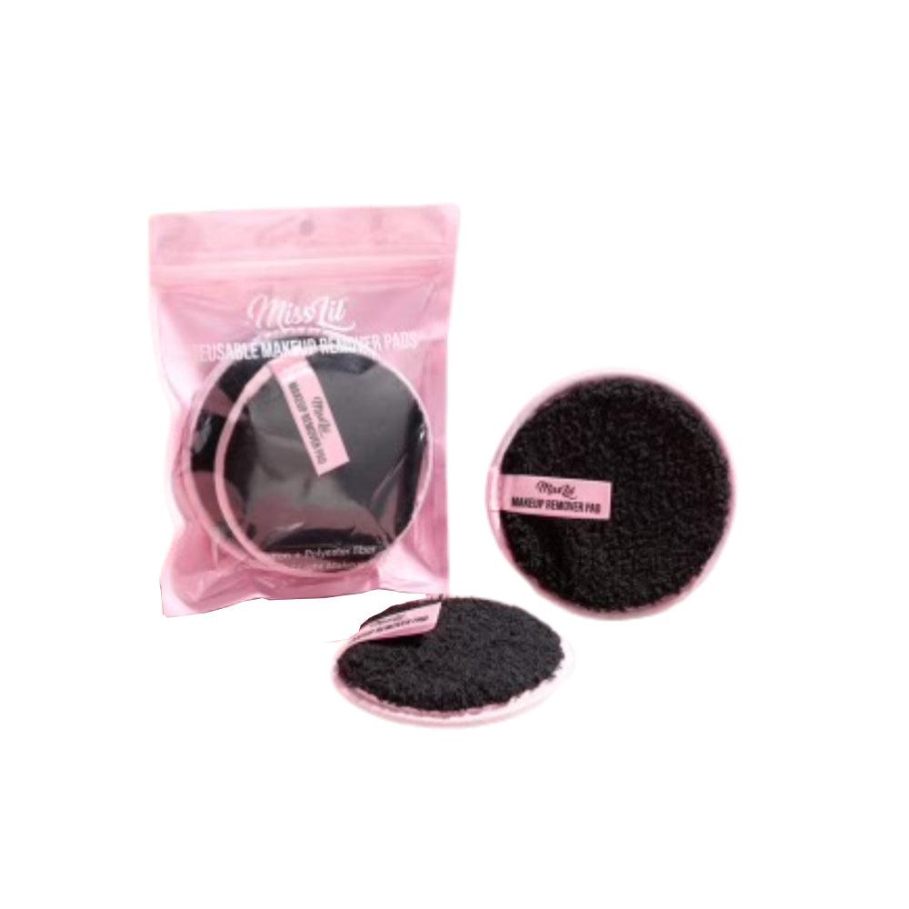 Makeup Remover Pads - Black (Pack of 12) - Miss Lil USA Wholesale