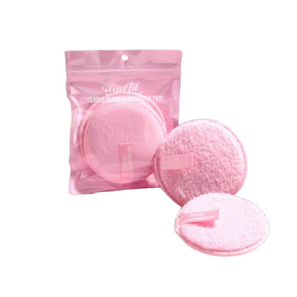 Makeup Remover Pads - Pink (Pack of 12) - Miss Lil USA Wholesale