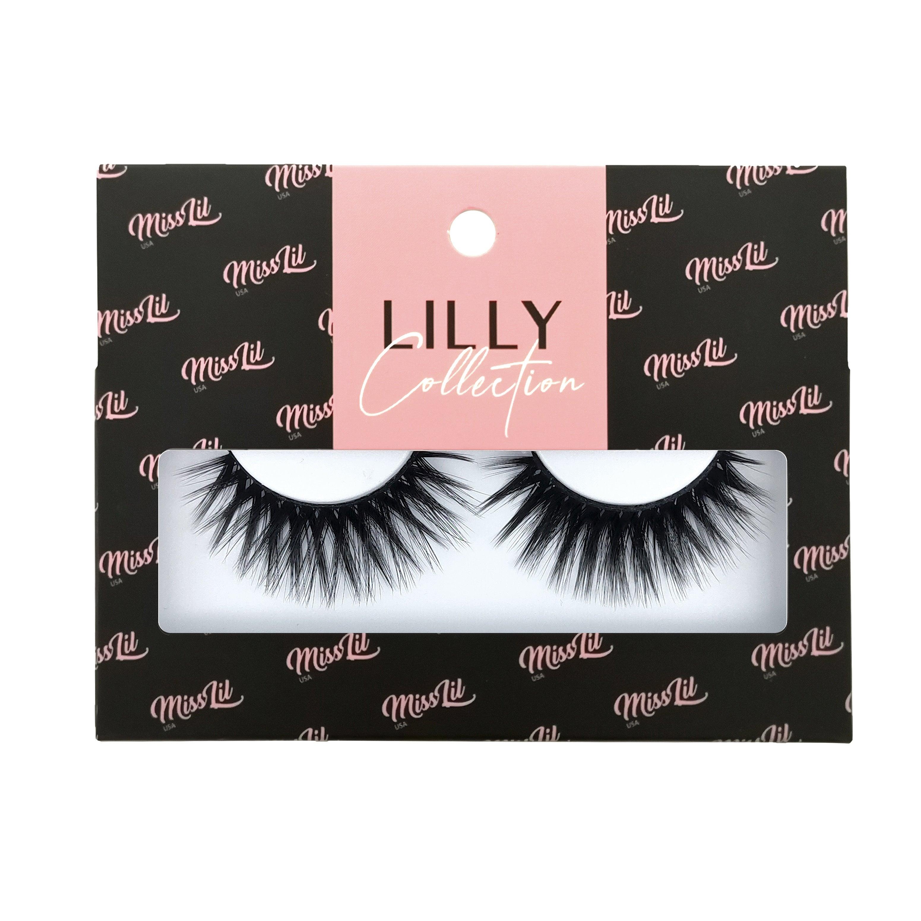 1-Pair Lashes-Lilly Collection #1 (Pack of 12) - Miss Lil USA Wholesale