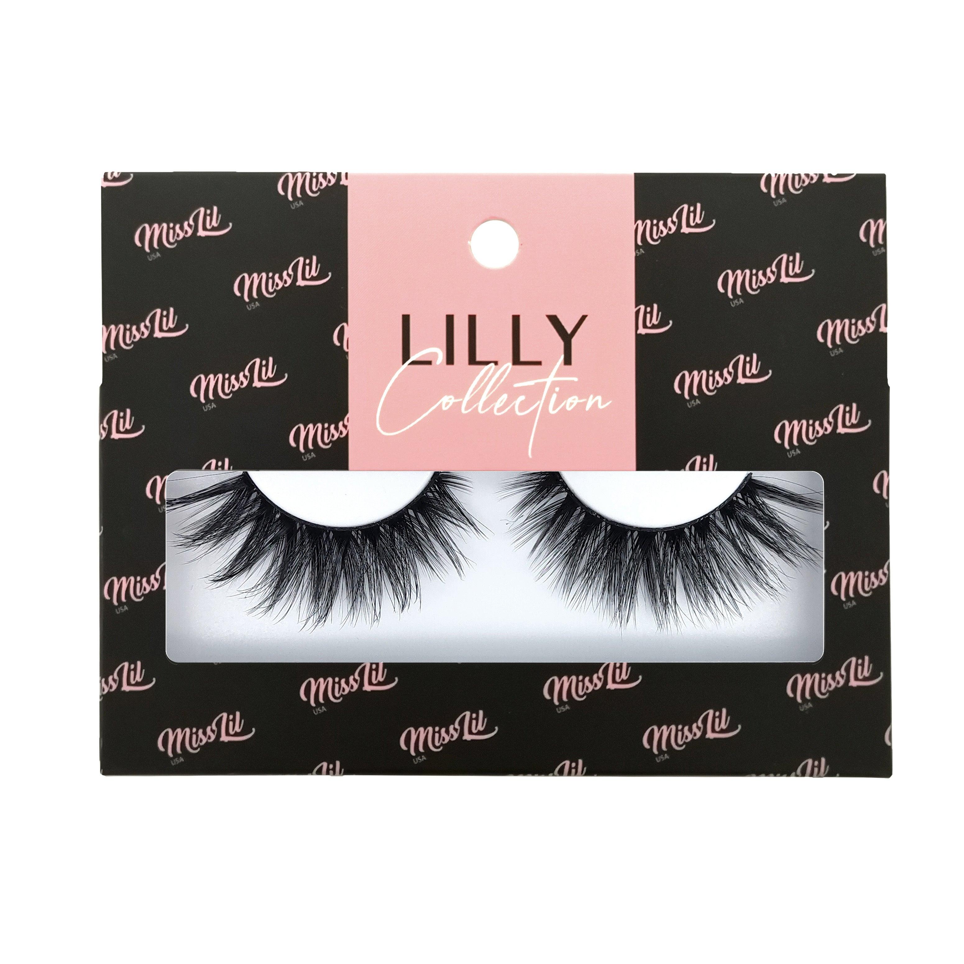 1-Pair Lashes-Lilly Collection #2 (Pack of 12) - Miss Lil USA Wholesale