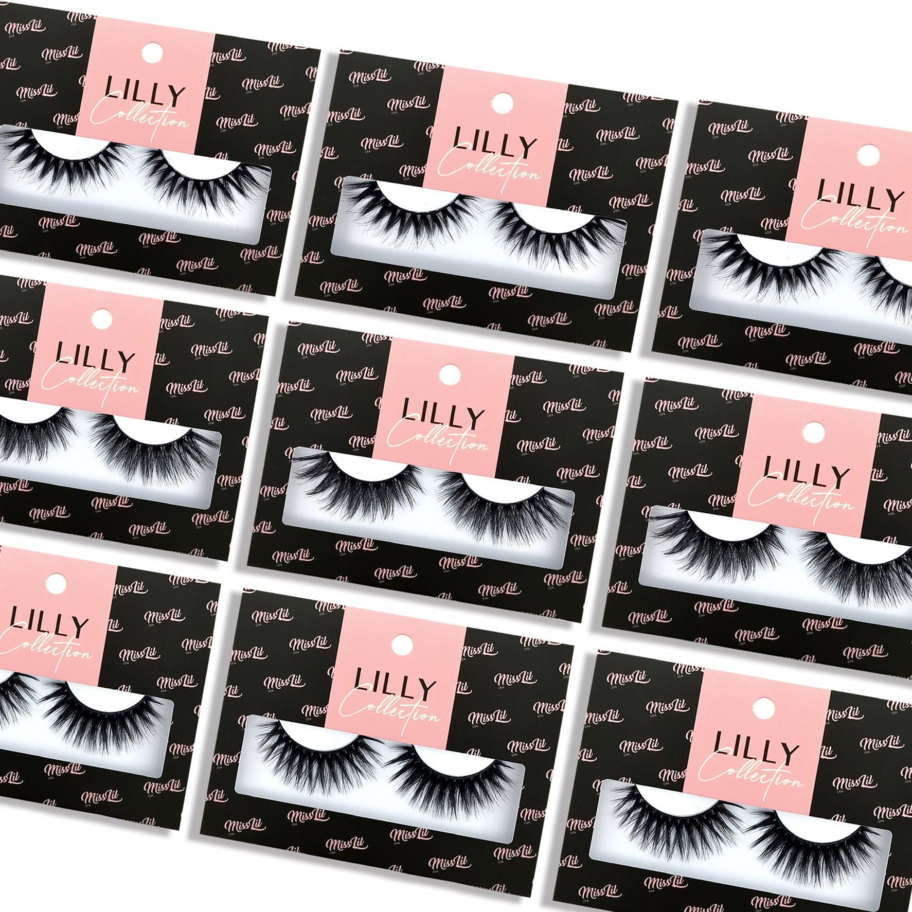 1-Pair Lashes-Lilly Collection (Pack of 240)(30 different numbers) - Miss Lil USA Wholesale