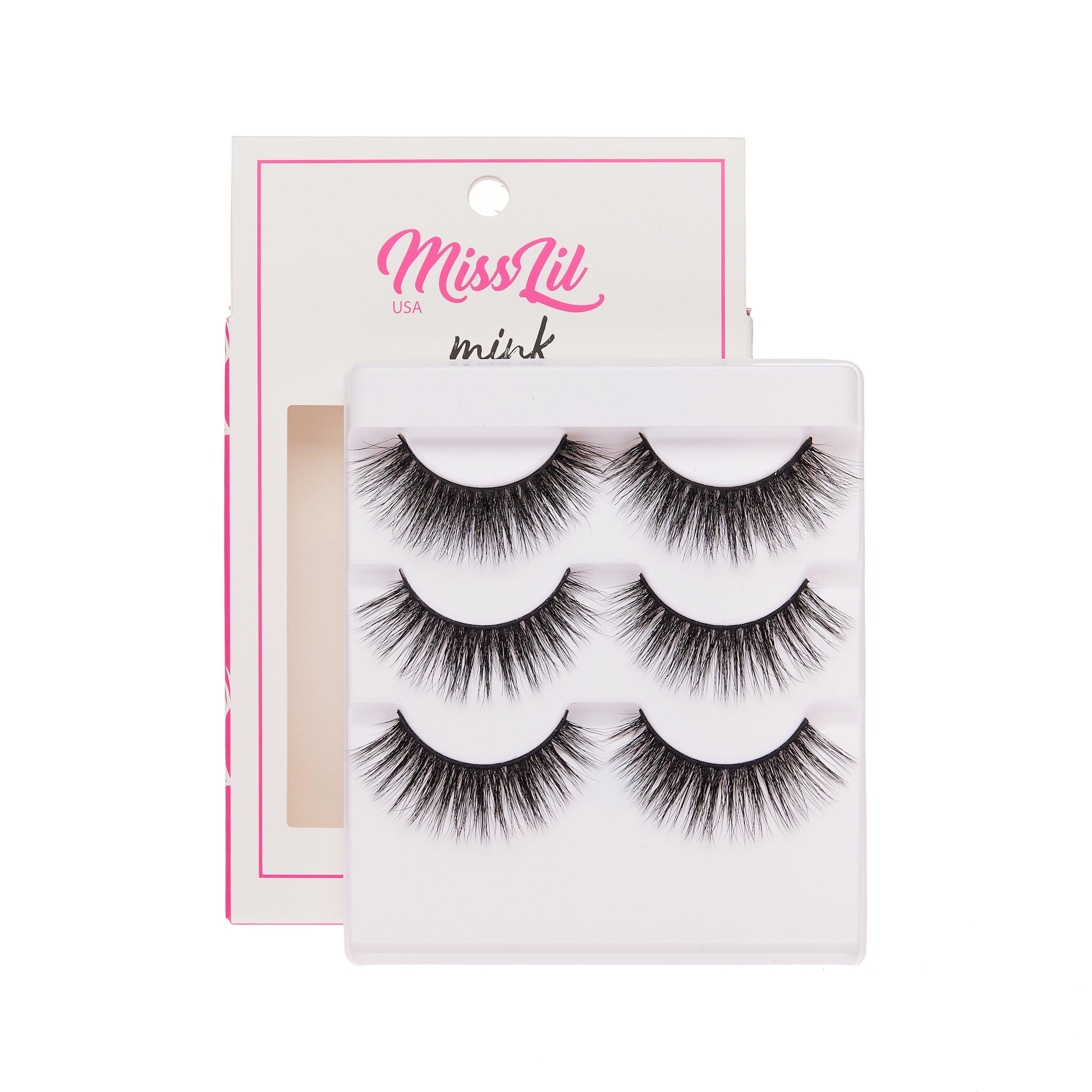 3-Pair Eyelashes - Lash Party Collection #3 ( Pack of 12) - Miss Lil USA Wholesale