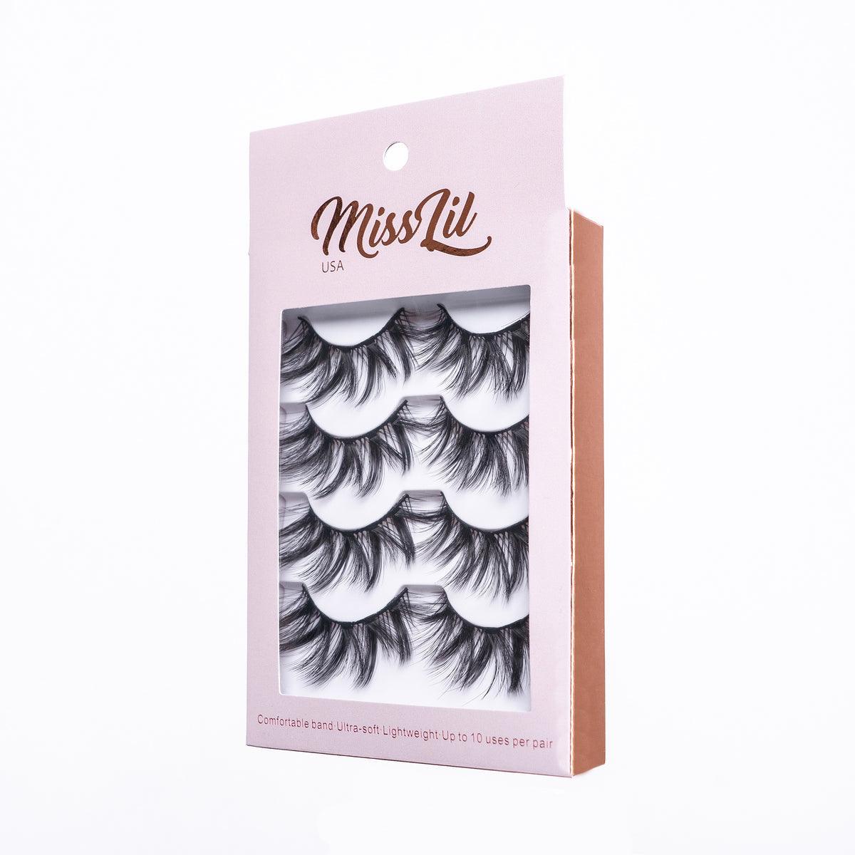 4 Pairs Lashes Classic Collection #14 (Pack of 12) - Miss Lil USA Wholesale