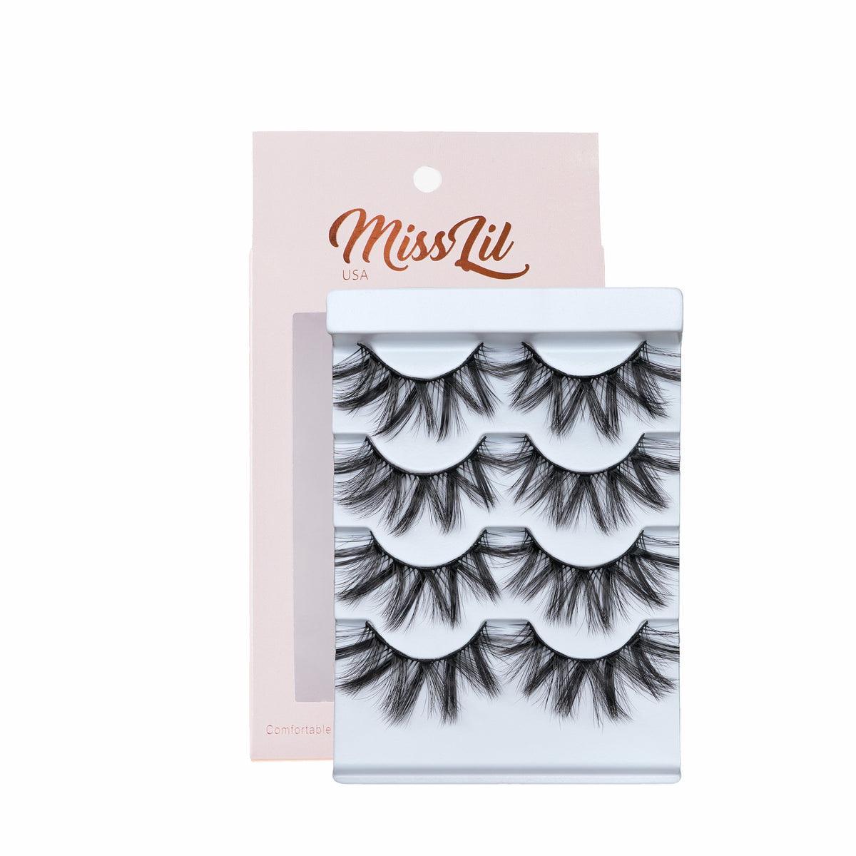 4 Pairs Lashes Classic Collection #14 (Pack of 12) - Miss Lil USA Wholesale