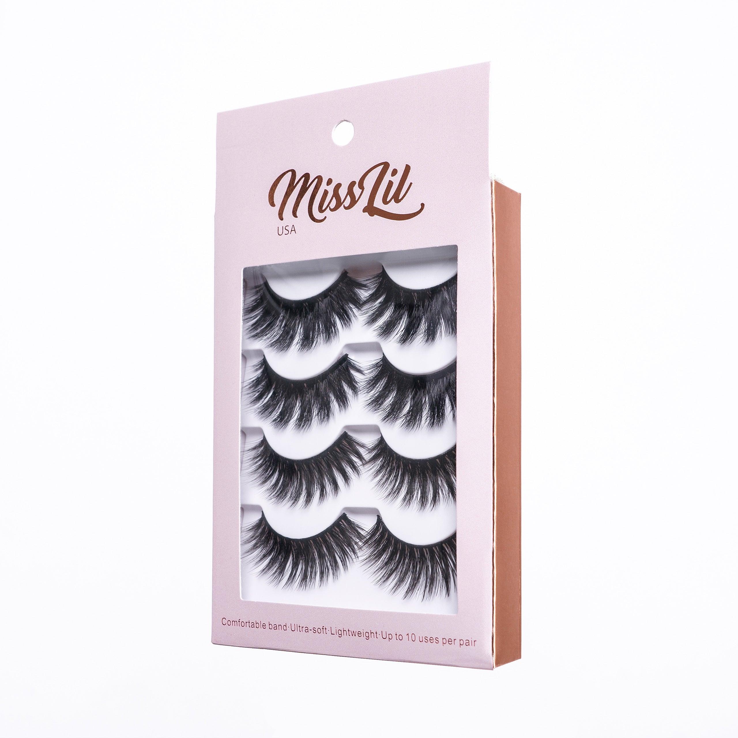 4 Pairs Lashes Classic Collection #16 (Pack of 12) - Miss Lil USA Wholesale