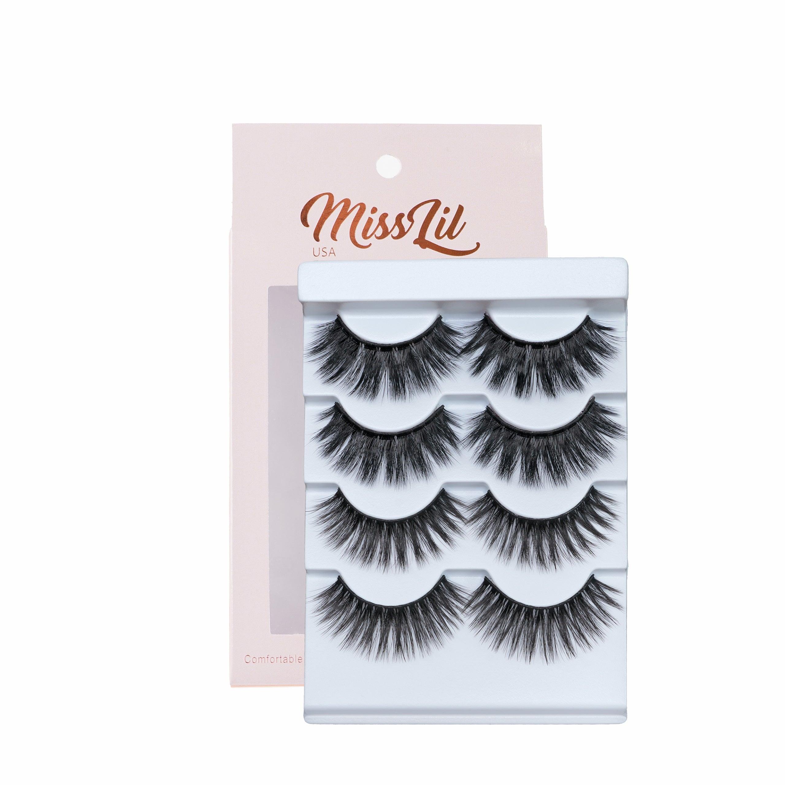 4 Pairs Lashes Classic Collection #16 (Pack of 12) - Miss Lil USA Wholesale