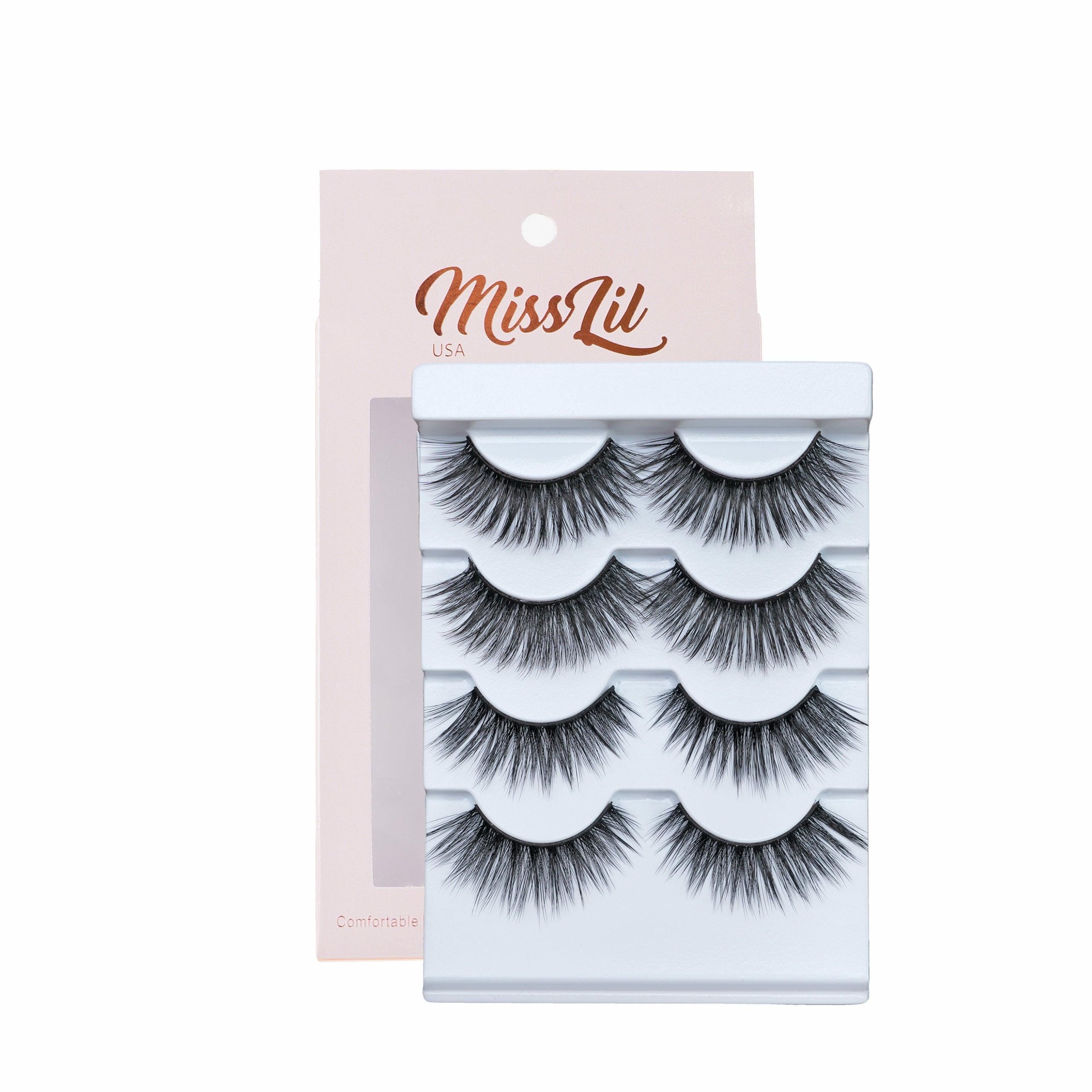 4 Pairs Lashes Classic Collection #19 (Pack of 12) - Miss Lil USA Wholesale