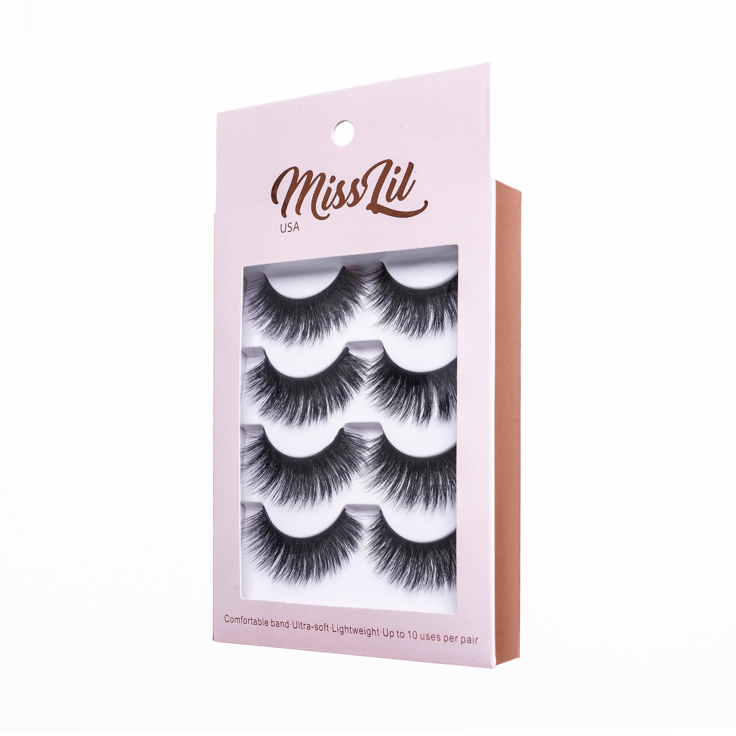 4 Pairs Lashes Classic Collection #2 (Pack of 12) - Miss Lil USA Wholesale