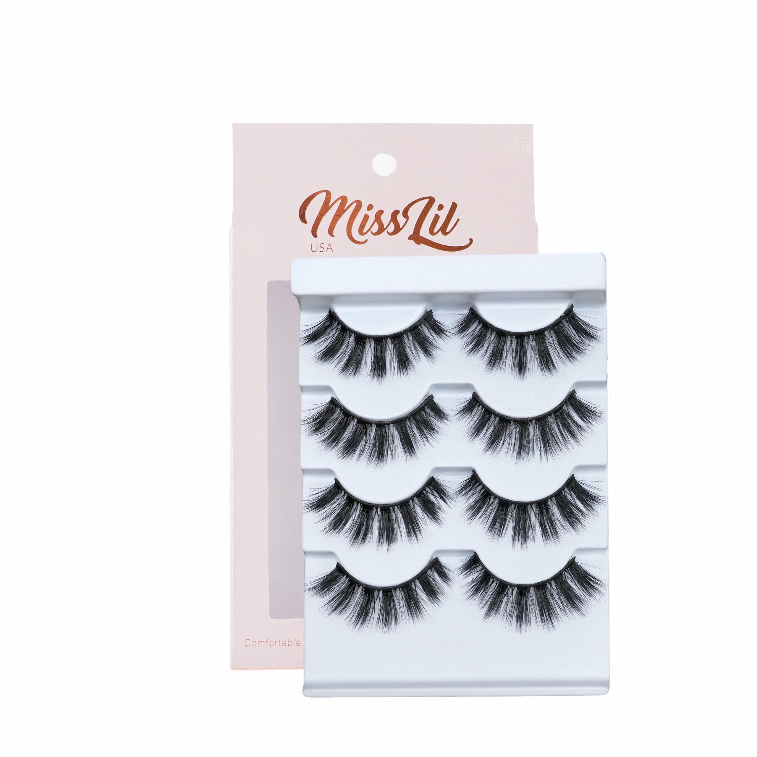 4 Pairs Lashes Classic Collection #27 (Pack of 12) - Miss Lil USA Wholesale