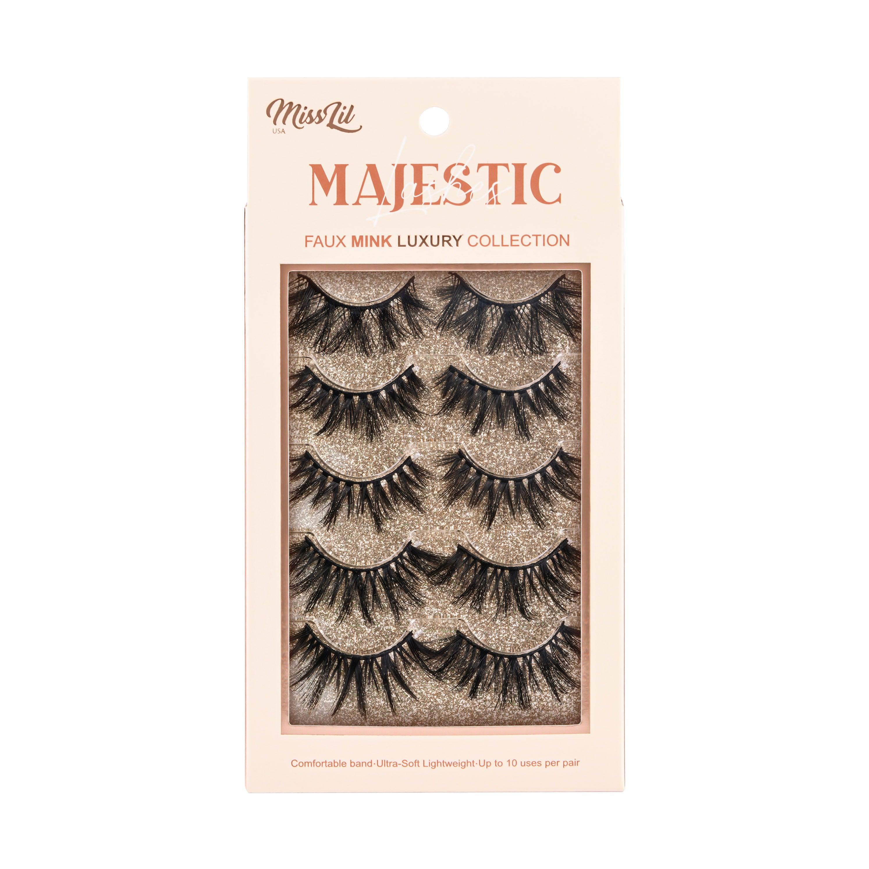 5 Pairs Majestic Lashes #1 (Pack of 6) - Miss Lil USA Wholesale