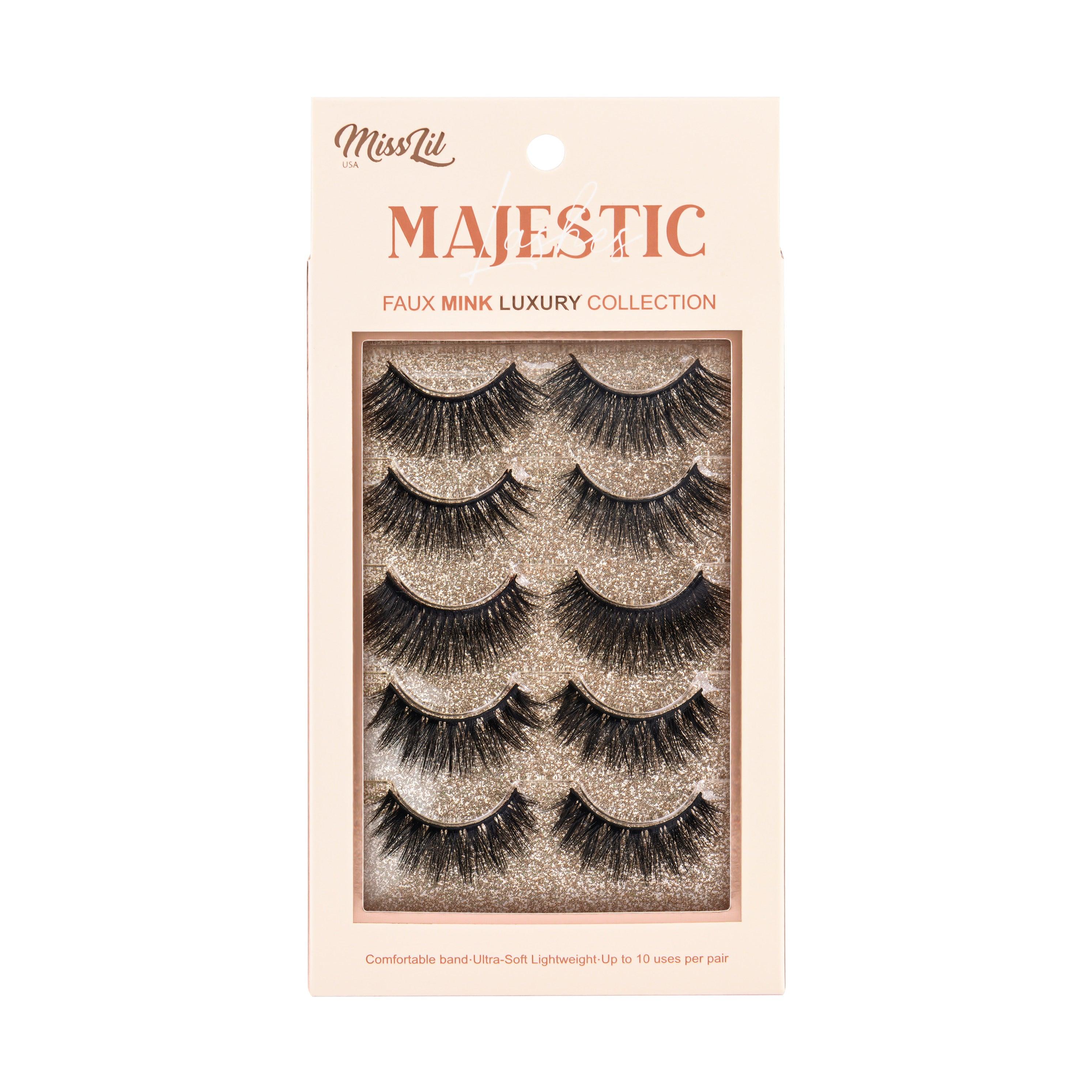 5 Pairs Majestic Lashes #11 (Pack of 6) - Miss Lil USA Wholesale