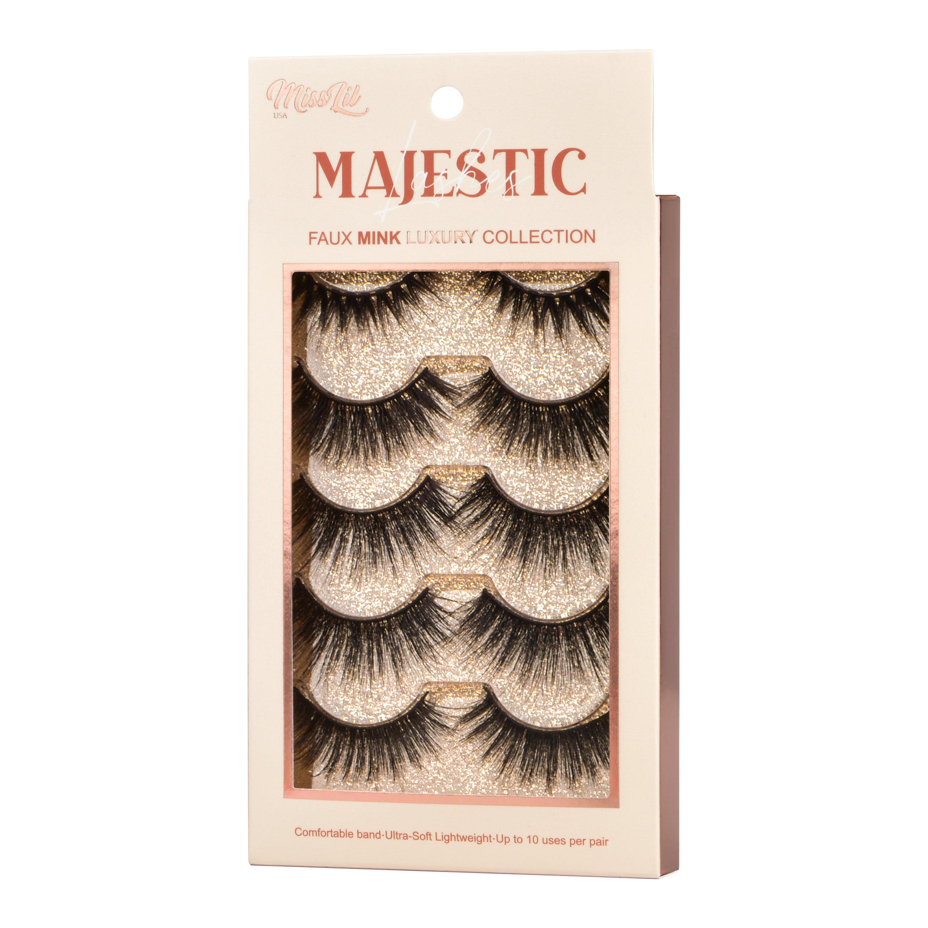 5 Pairs Majestic Lashes #12 (Pack of 6) - Miss Lil USA Wholesale