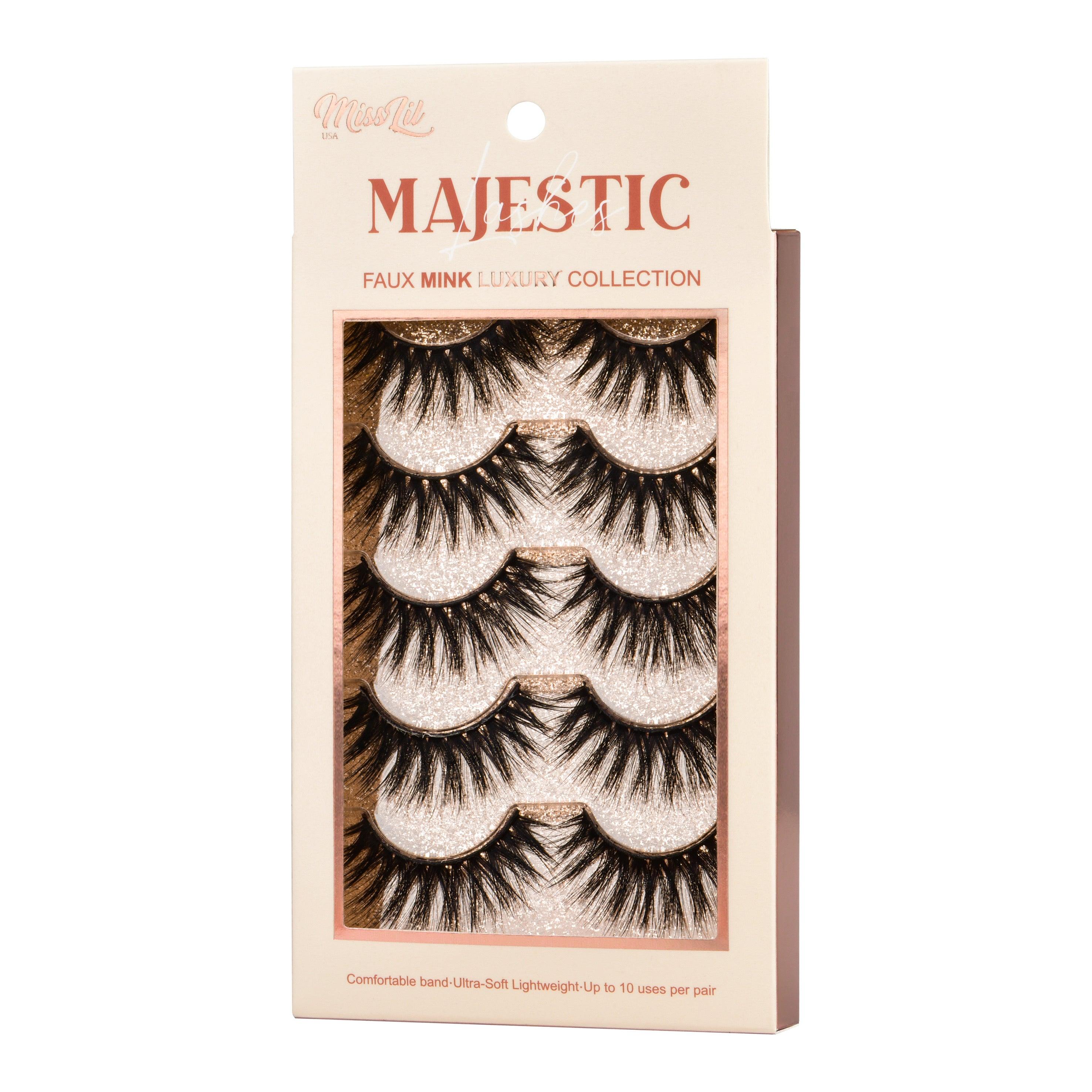 5 Pairs Majestic Lashes #3 (Pack of 6) - Miss Lil USA Wholesale