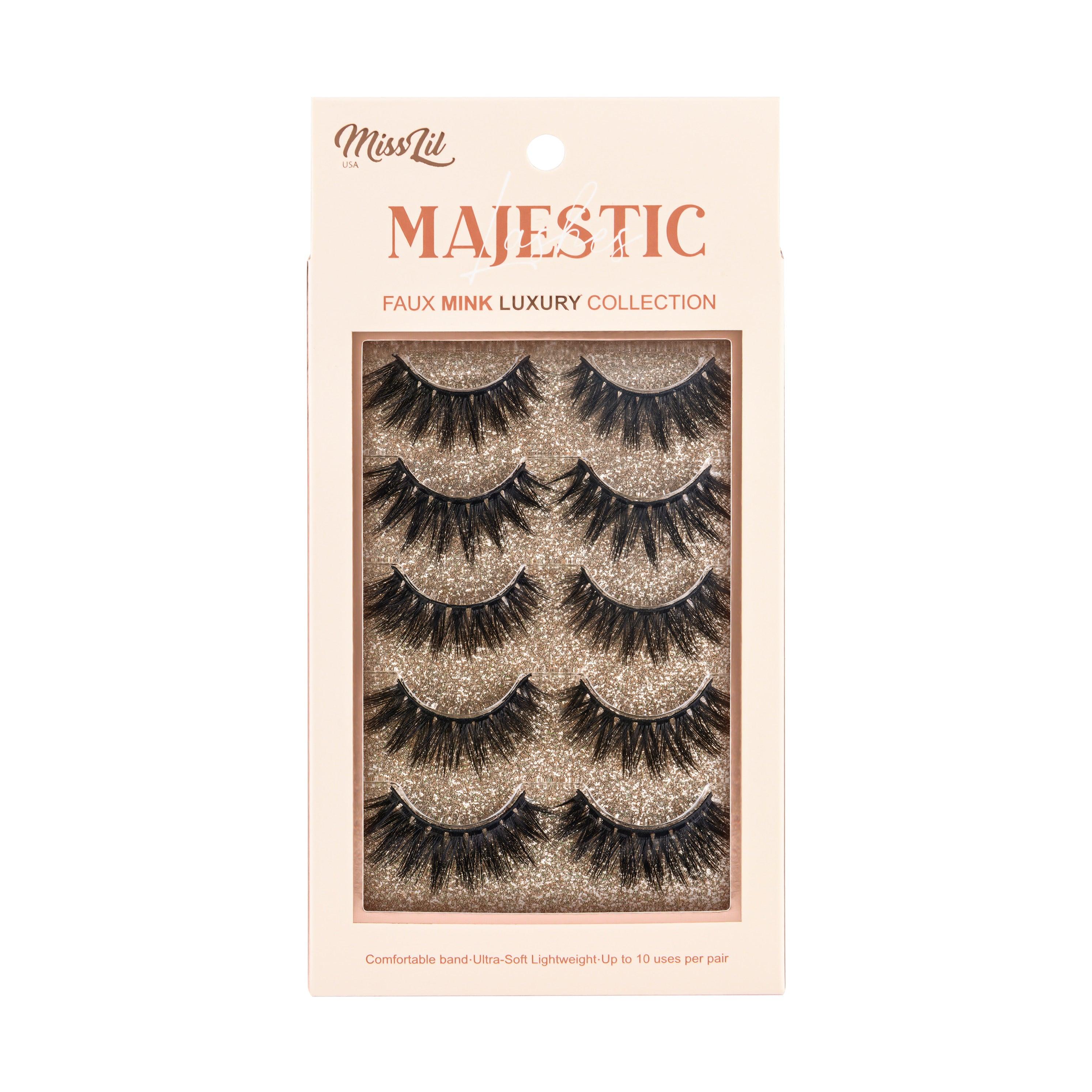 5 Pairs Majestic Lashes #4 (Pack of 6) - Miss Lil USA Wholesale