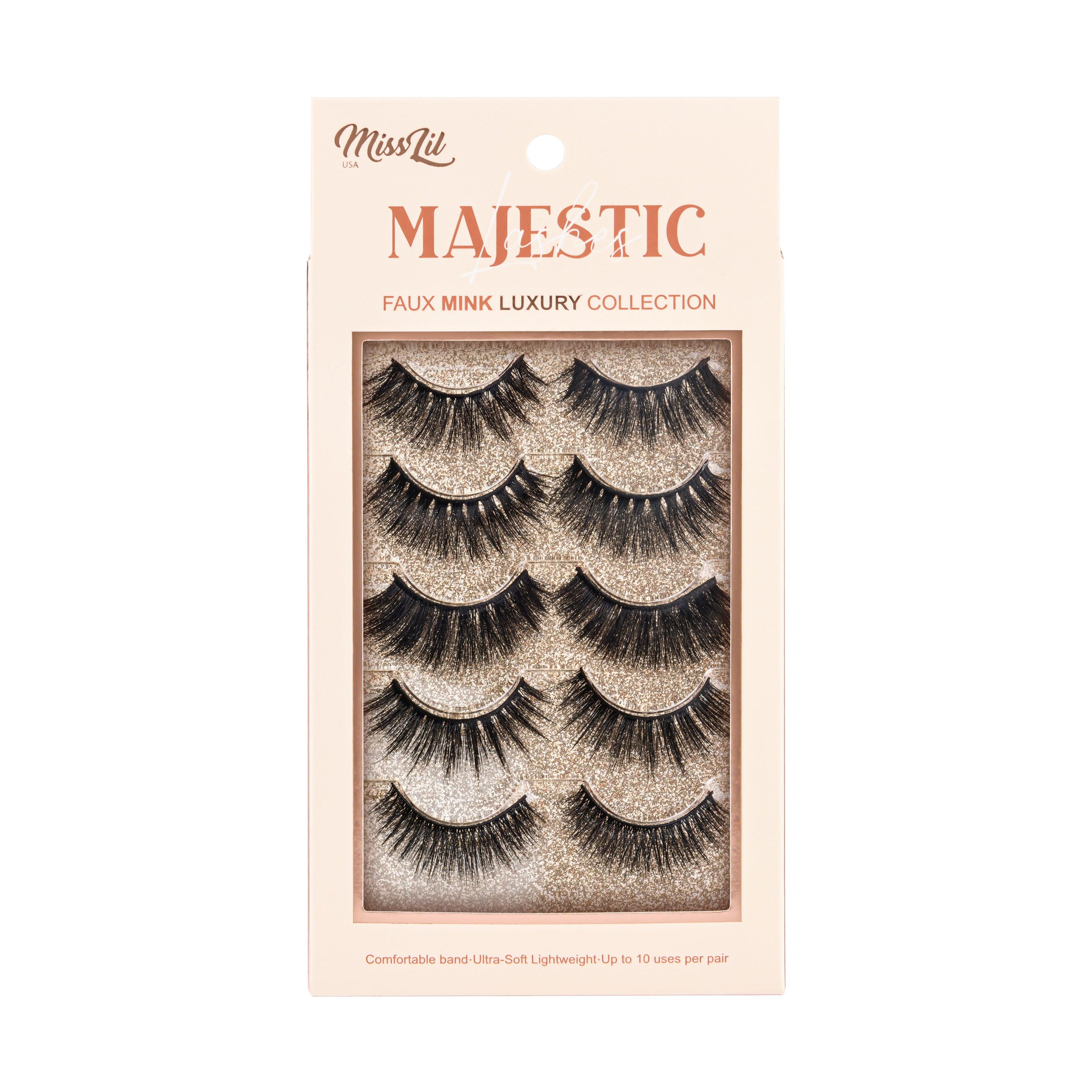 5 Pairs Majestic Lashes #7 (Pack of 6) - Miss Lil USA Wholesale