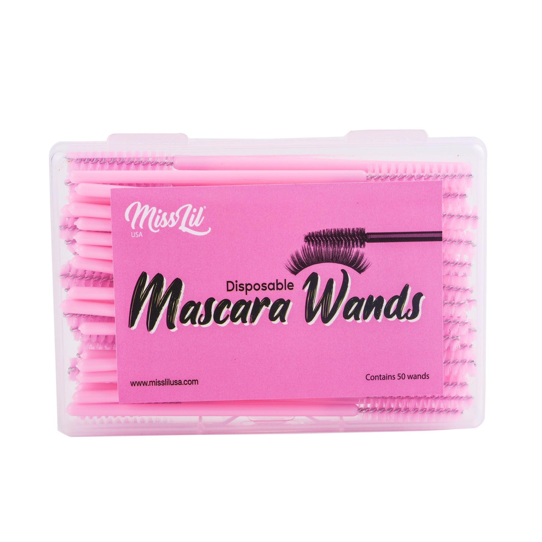 Mascara Wands 50 Pcs #1 (Pack of 12) - Miss Lil USA Wholesale